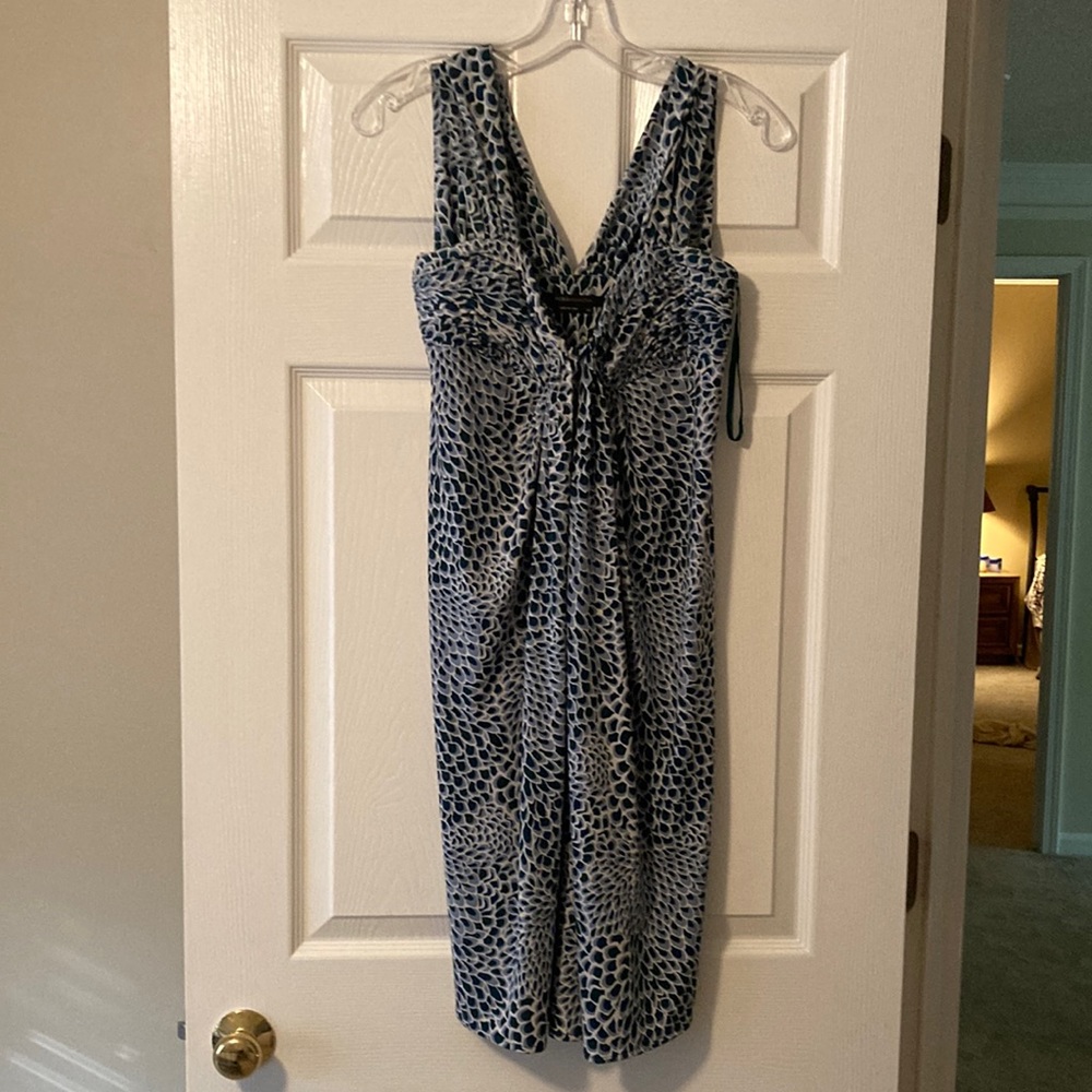 BCBG Max Azria Blue Midi Dress, size XS